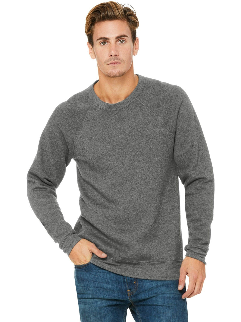 no-logo Bella+Canvas Sponge Fleece Raglan Sweatshirt-Regular-Bella&Canvas-Thread Logic