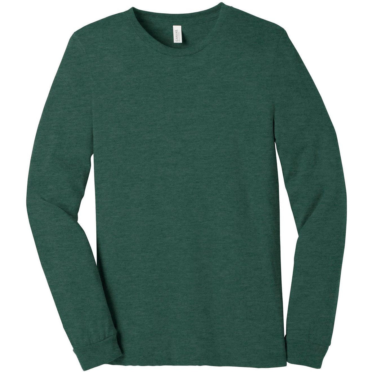 no-logo Bella+Canvas Unisex Heather CVC Long Sleeve Tee