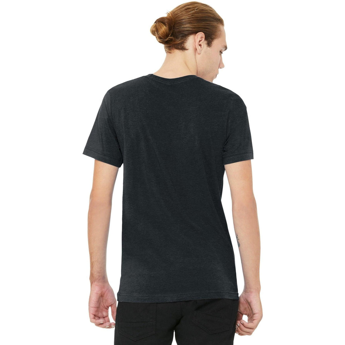 no-logo Bella+Canvas Unisex Heather CVC V-Neck Tee-Regular-Bella&Canvas-Thread Logic