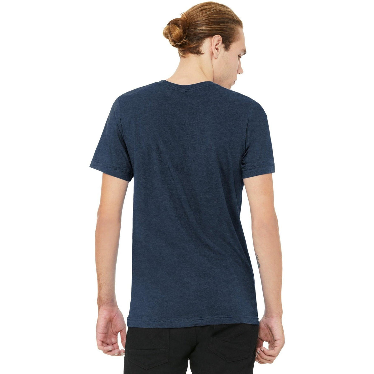 no-logo Bella+Canvas Unisex Heather CVC V-Neck Tee-Regular-Bella&Canvas-Thread Logic