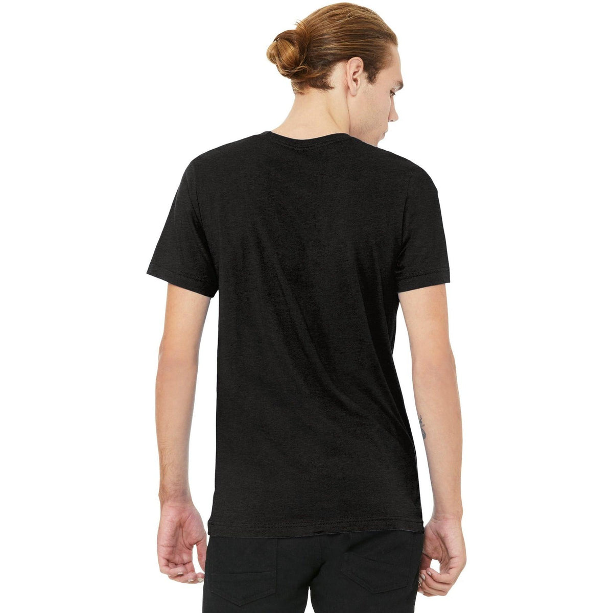 no-logo Bella+Canvas Unisex Heather CVC V-Neck Tee-Regular-Bella&Canvas-Thread Logic