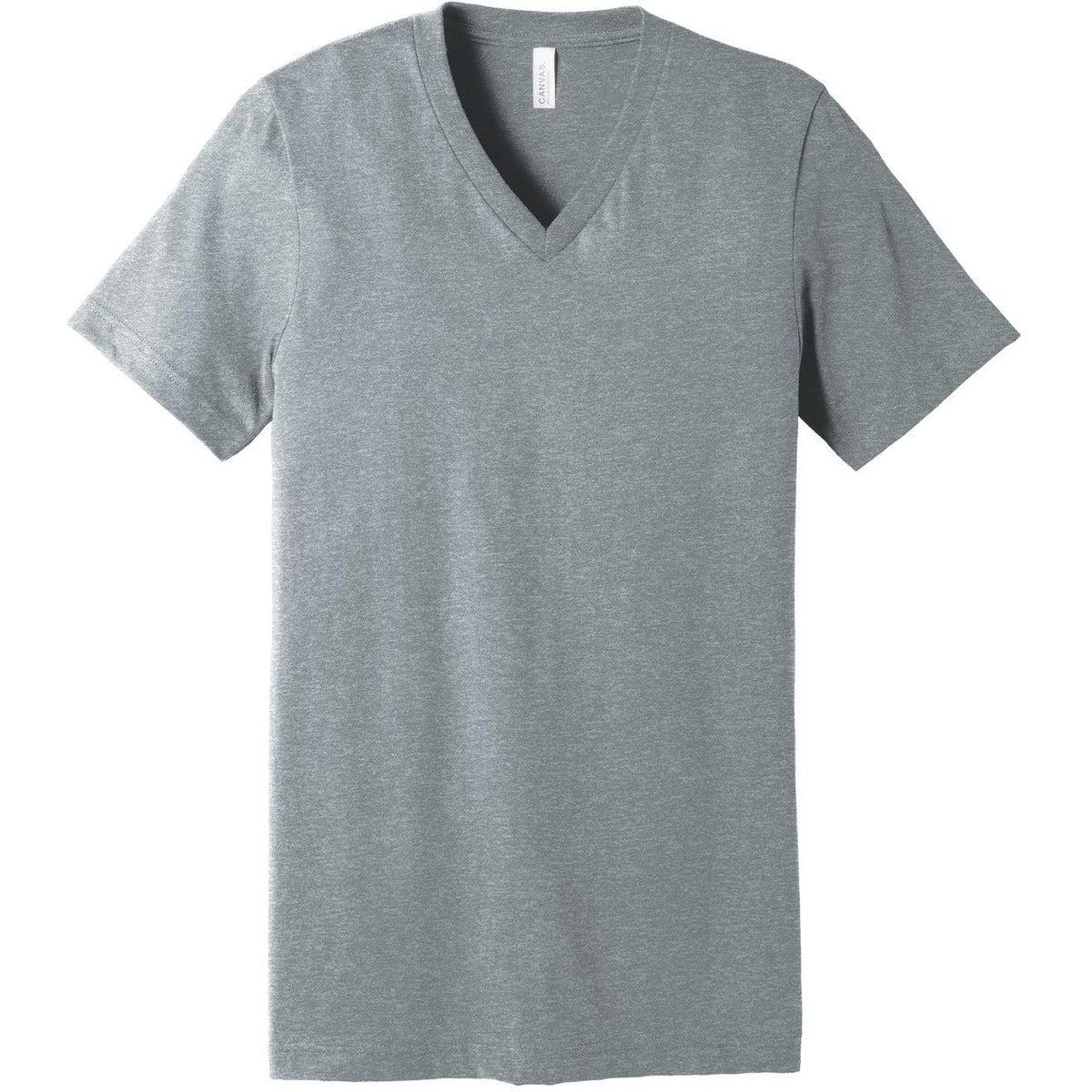 no-logo Bella+Canvas Unisex Heather CVC V-Neck Tee