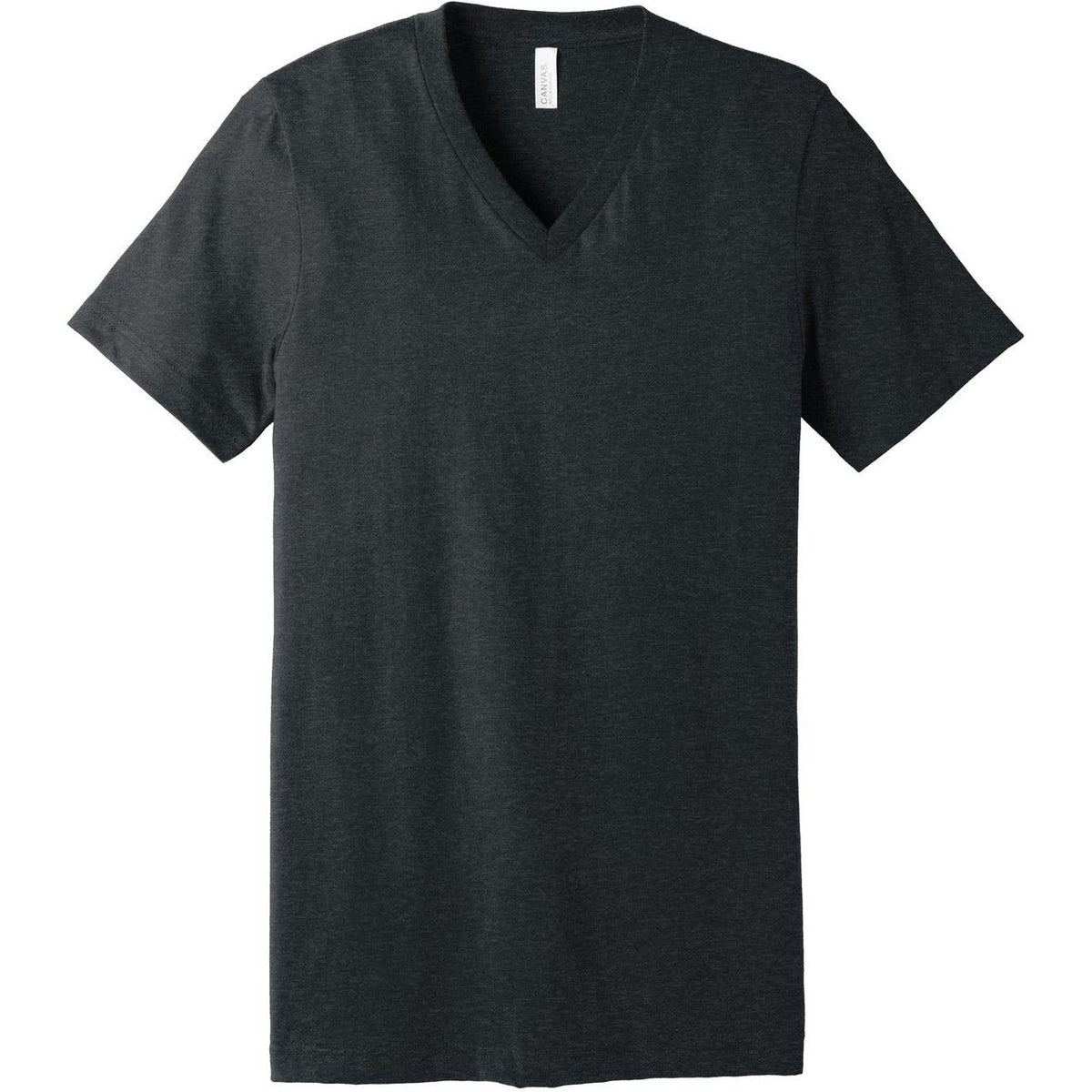 no-logo Bella+Canvas Unisex Heather CVC V-Neck Tee