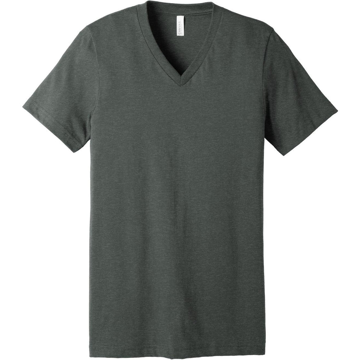 no-logo Bella+Canvas Unisex Heather CVC V-Neck Tee