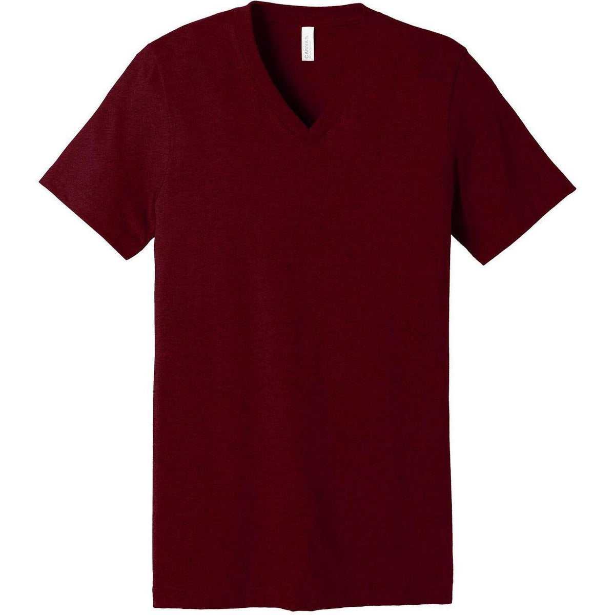 no-logo Bella+Canvas Unisex Heather CVC V-Neck Tee