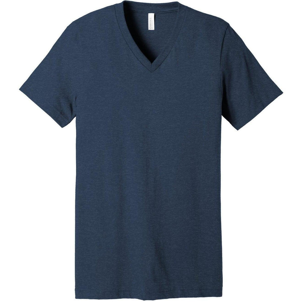 no-logo Bella+Canvas Unisex Heather CVC V-Neck Tee