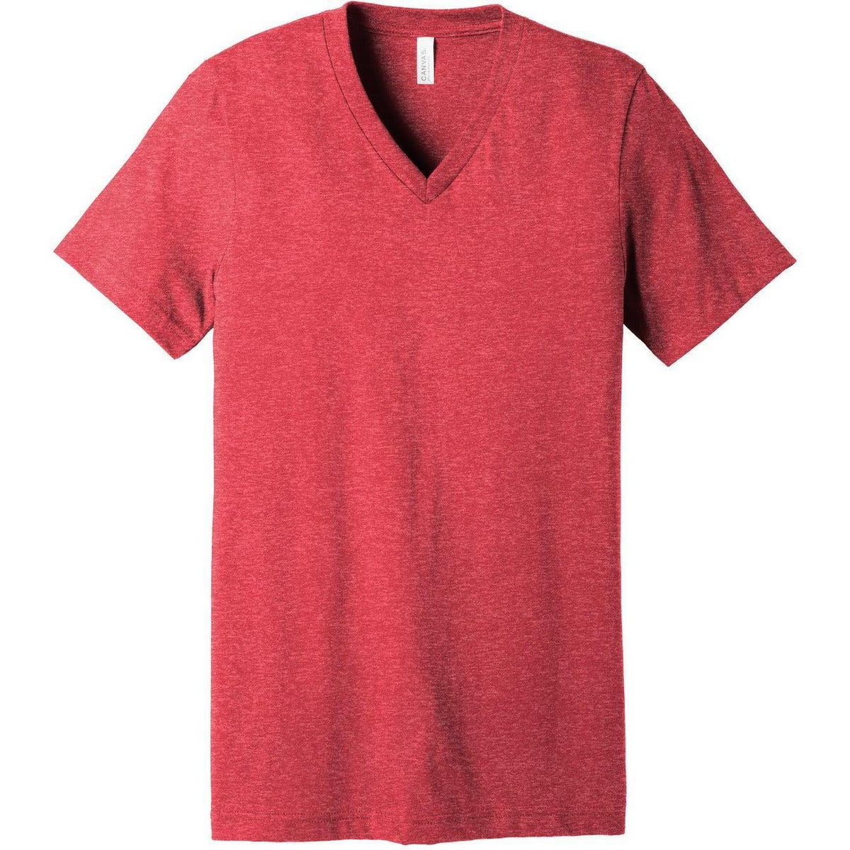 no-logo Bella+Canvas Unisex Heather CVC V-Neck Tee