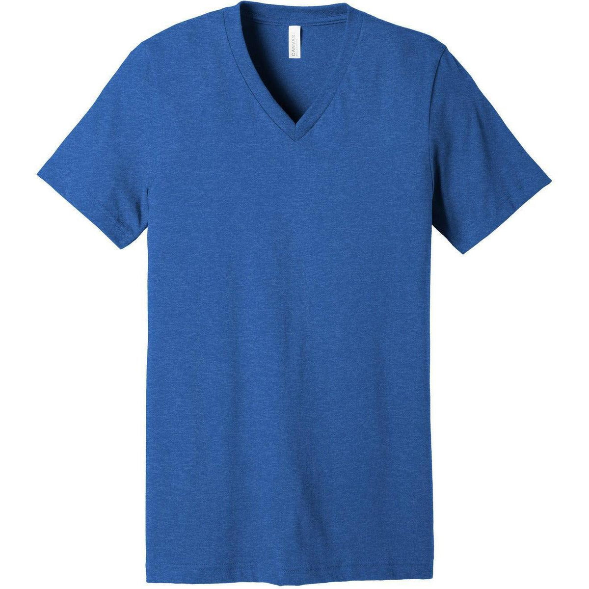 no-logo Bella+Canvas Unisex Heather CVC V-Neck Tee