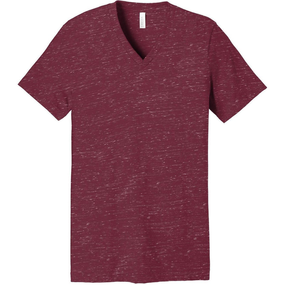 no-logo Bella+Canvas Unisex Textured Jersey V-Neck Tee