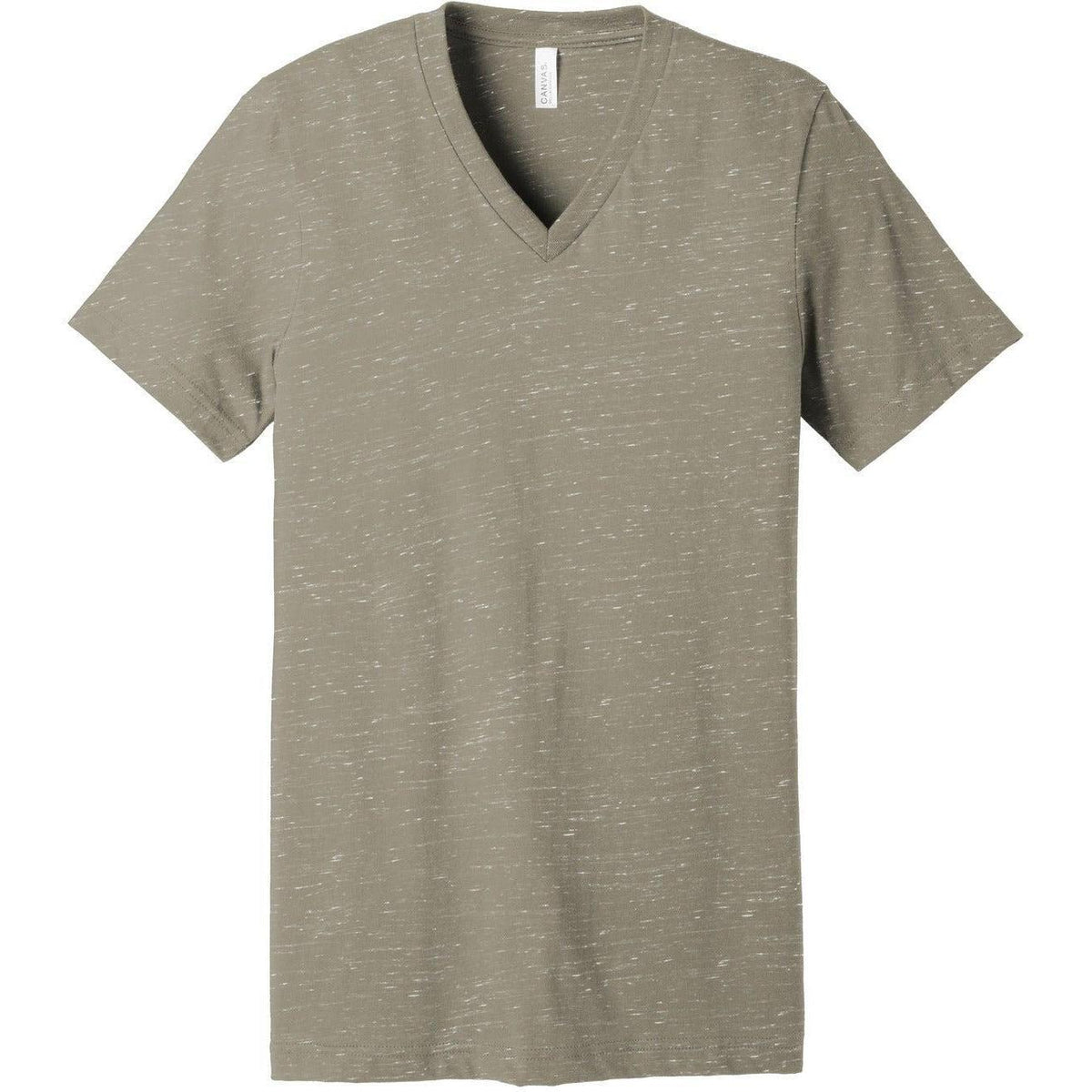 no-logo Bella+Canvas Unisex Textured Jersey V-Neck Tee