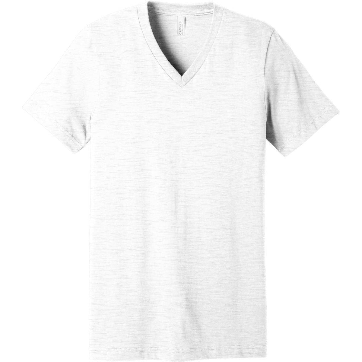 no-logo Bella+Canvas Unisex Textured Jersey V-Neck Tee