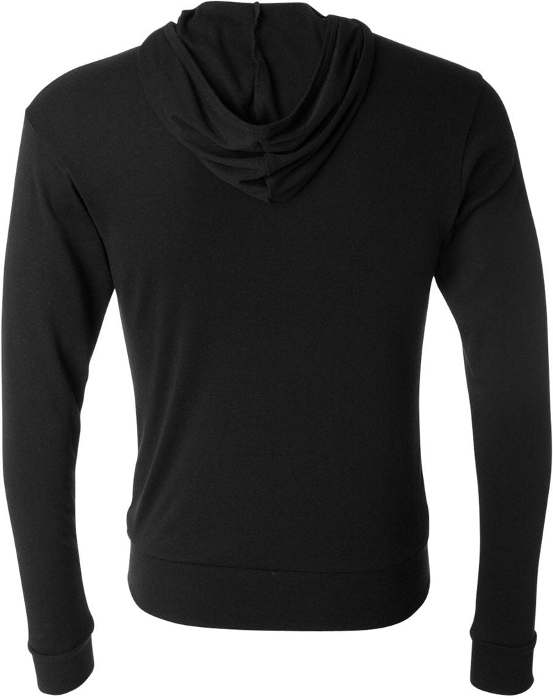 no-logo Bella+Canvas Unisex Triblend Lightweight Full-Zip Hooded Long Sleeve Tee-T-Shirts - Long Sleeve-Bella&Canvas-Thread Logic