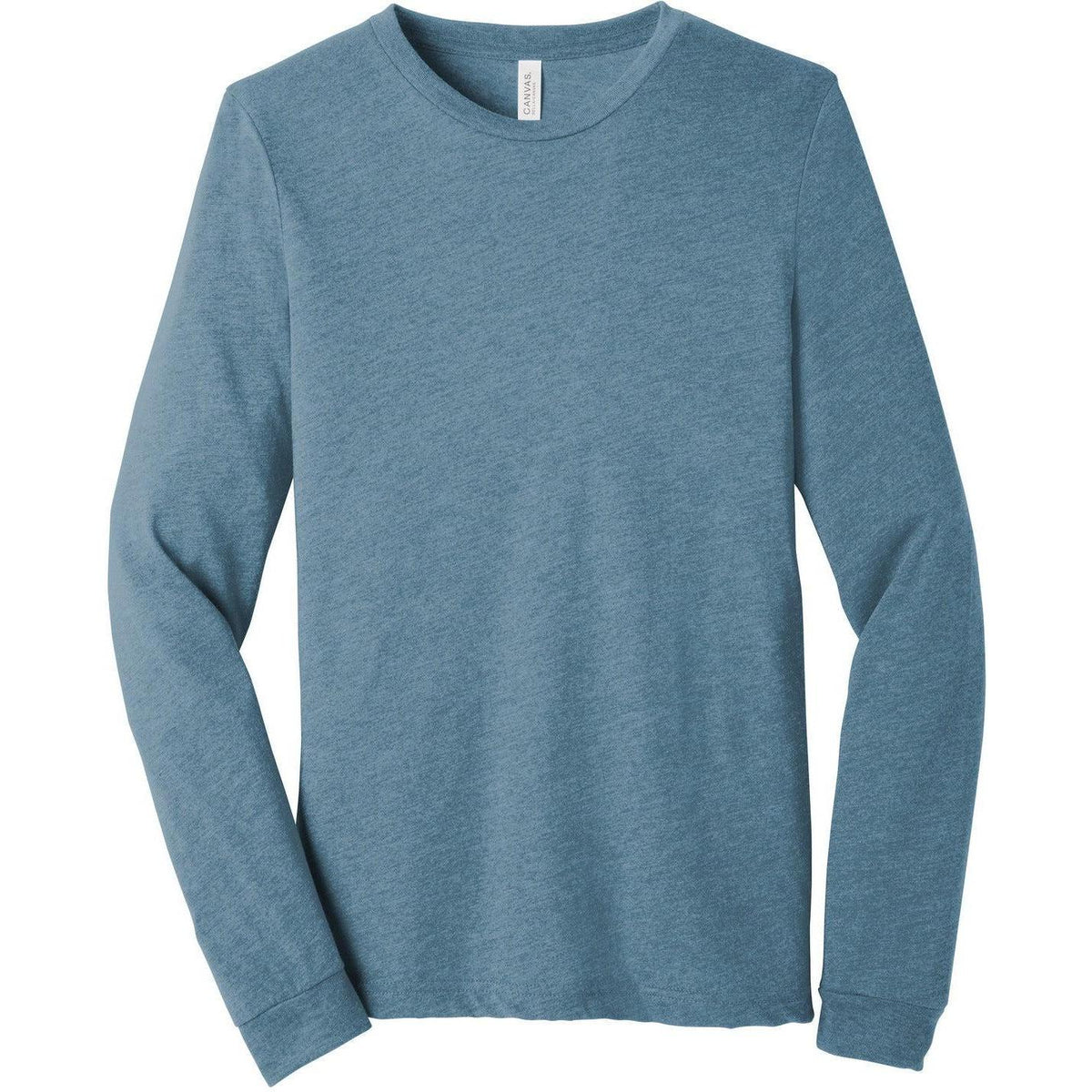 no-logo Bella+Canvas Unisex Triblend Long Sleeve Tee