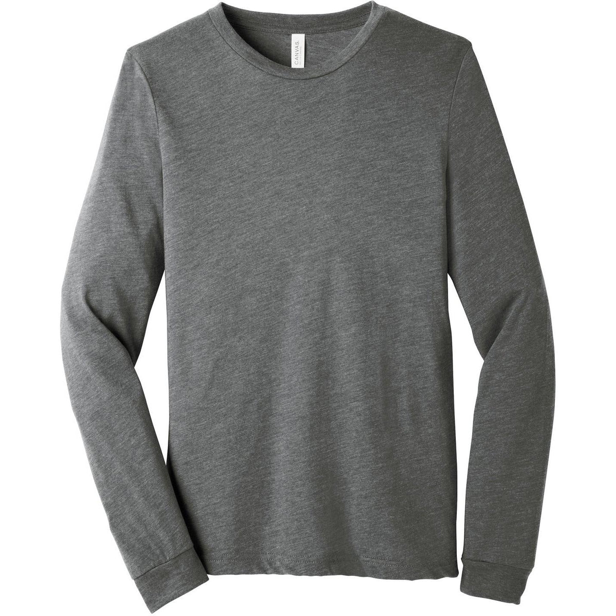 no-logo Bella+Canvas Unisex Triblend Long Sleeve Tee