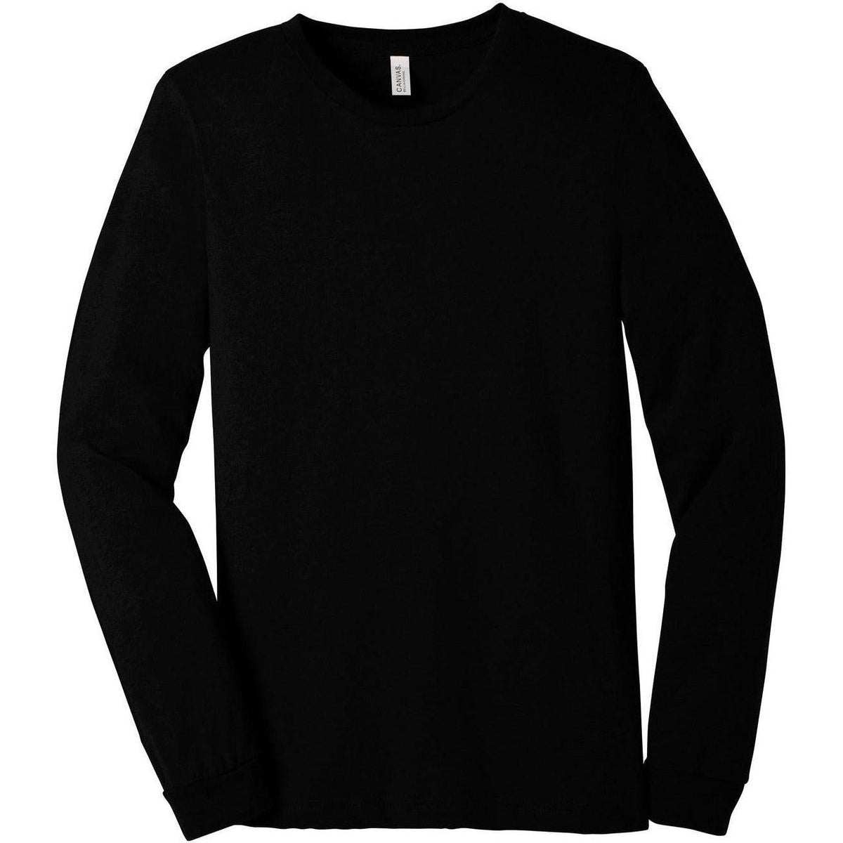 no-logo Bella+Canvas Unisex Triblend Long Sleeve Tee