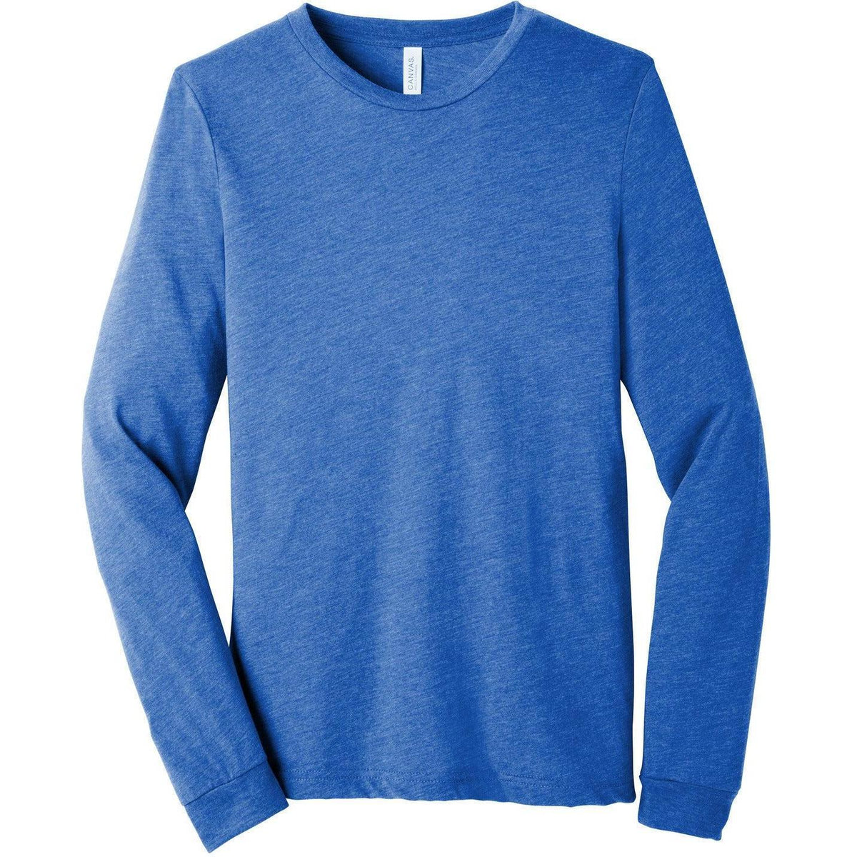 no-logo Bella+Canvas Unisex Triblend Long Sleeve Tee