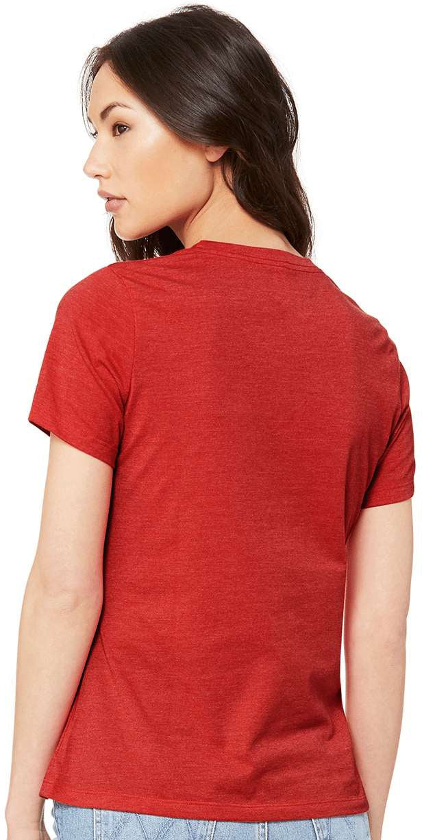 no-logo Bella+Canvas Women’s Relaxed Fit Heather CVC Tee-T-Shirts-Bella&Canvas-Thread Logic