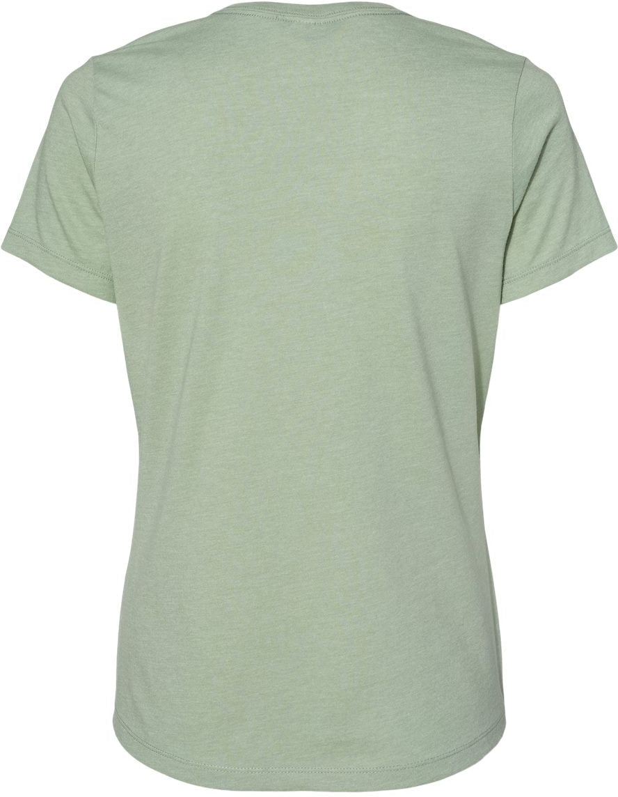 no-logo Bella+Canvas Women’s Relaxed Fit Heather CVC Tee-T-Shirts-Bella&Canvas-Thread Logic
