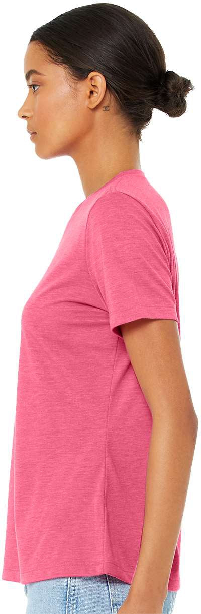 no-logo Bella+Canvas Women’s Relaxed Fit Triblend Tee-T-Shirts-Bella&Canvas-Thread Logic
