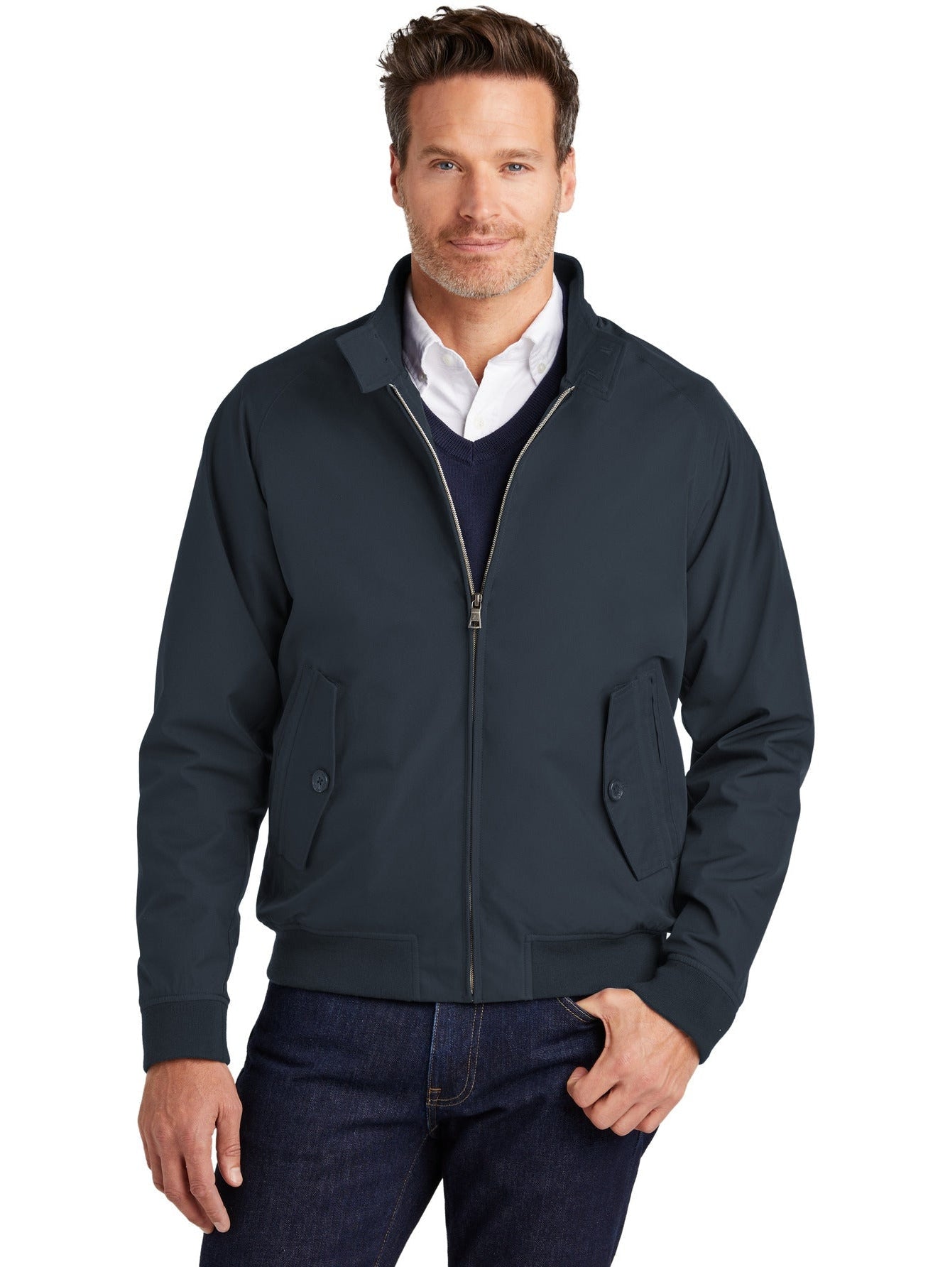 Brooks Brothers Bomber Jacket With Custom Embroidery | BB18604