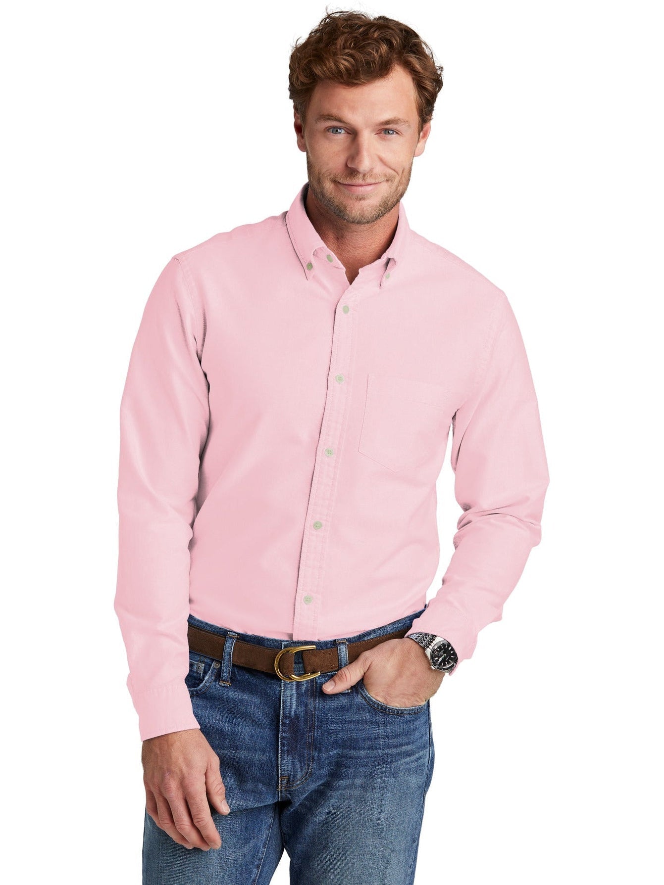 no-logo Brooks Brothers Casual Oxford Cloth Shirt-New-Brooks Brothers-Thread Logic