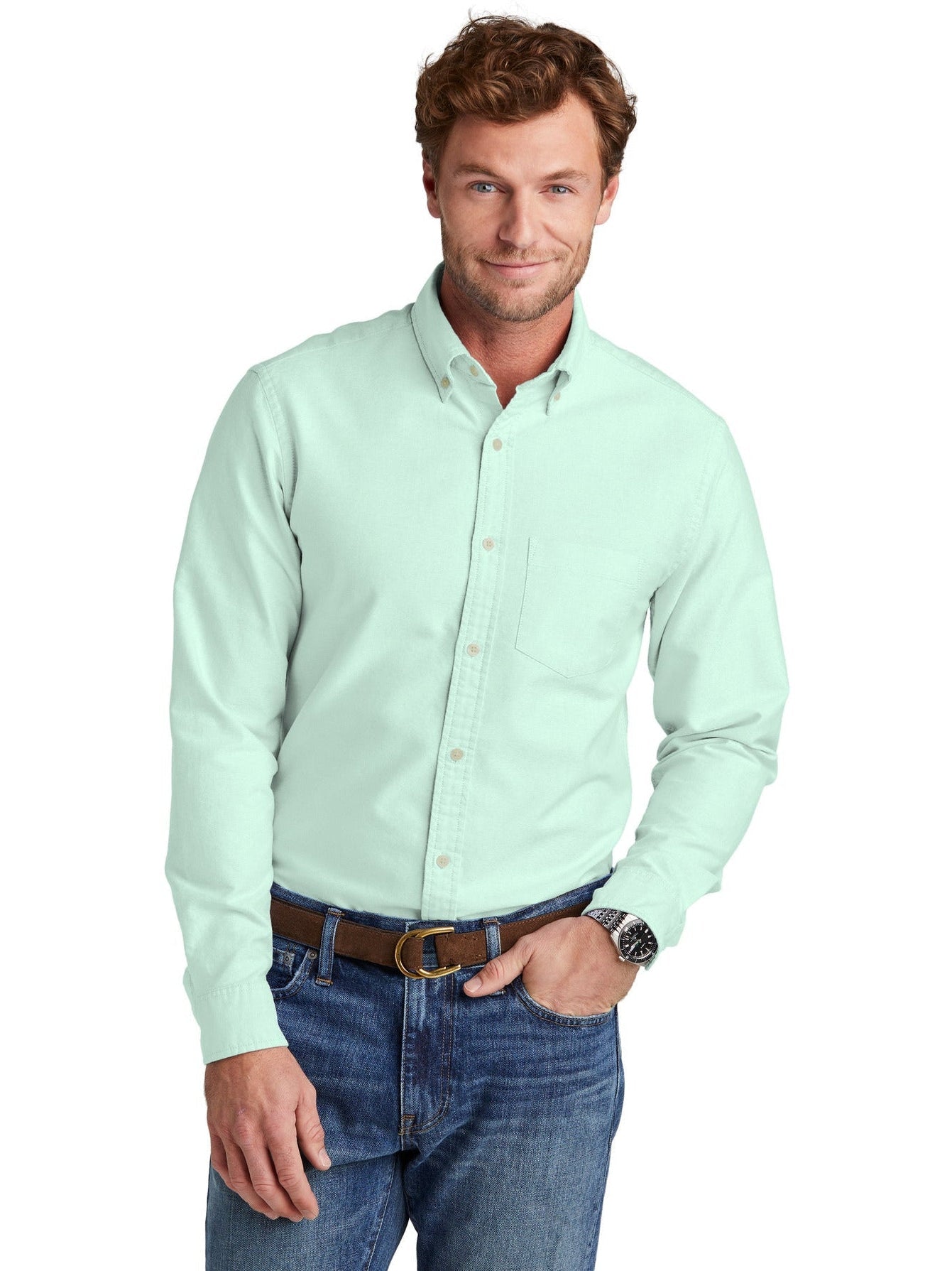 no-logo Brooks Brothers Casual Oxford Cloth Shirt-New-Brooks Brothers-Thread Logic