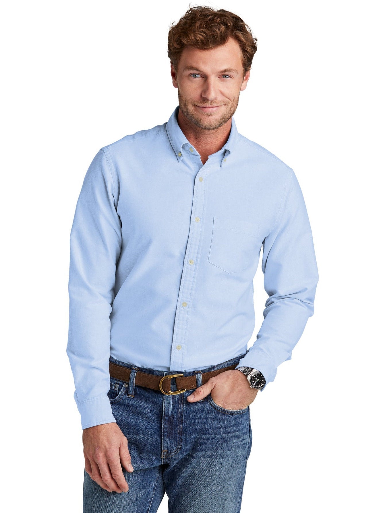 no-logo Brooks Brothers Casual Oxford Cloth Shirt-New-Brooks Brothers-Thread Logic