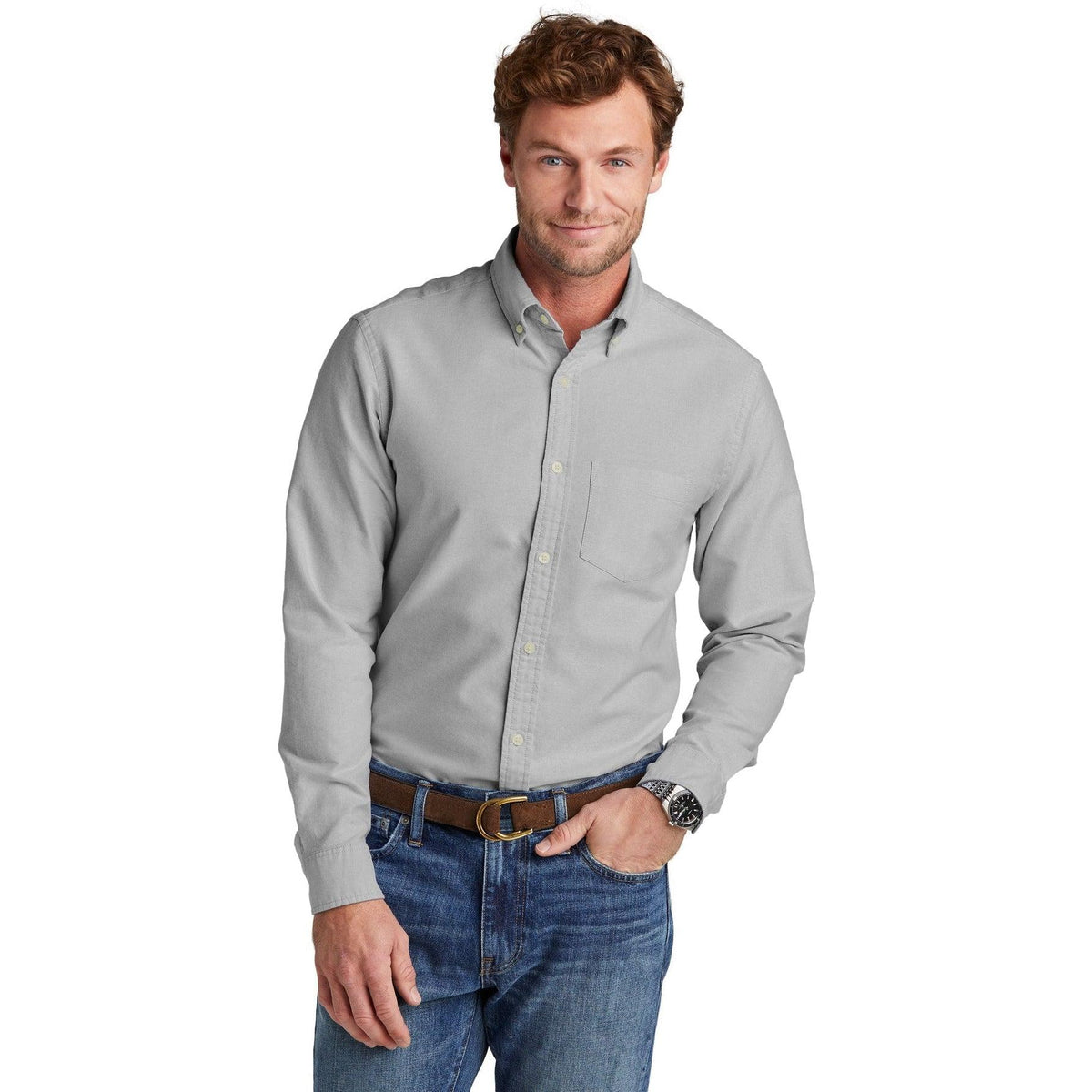 no-logo Brooks Brothers Casual Oxford Cloth Shirt-New-Brooks Brothers-Thread Logic