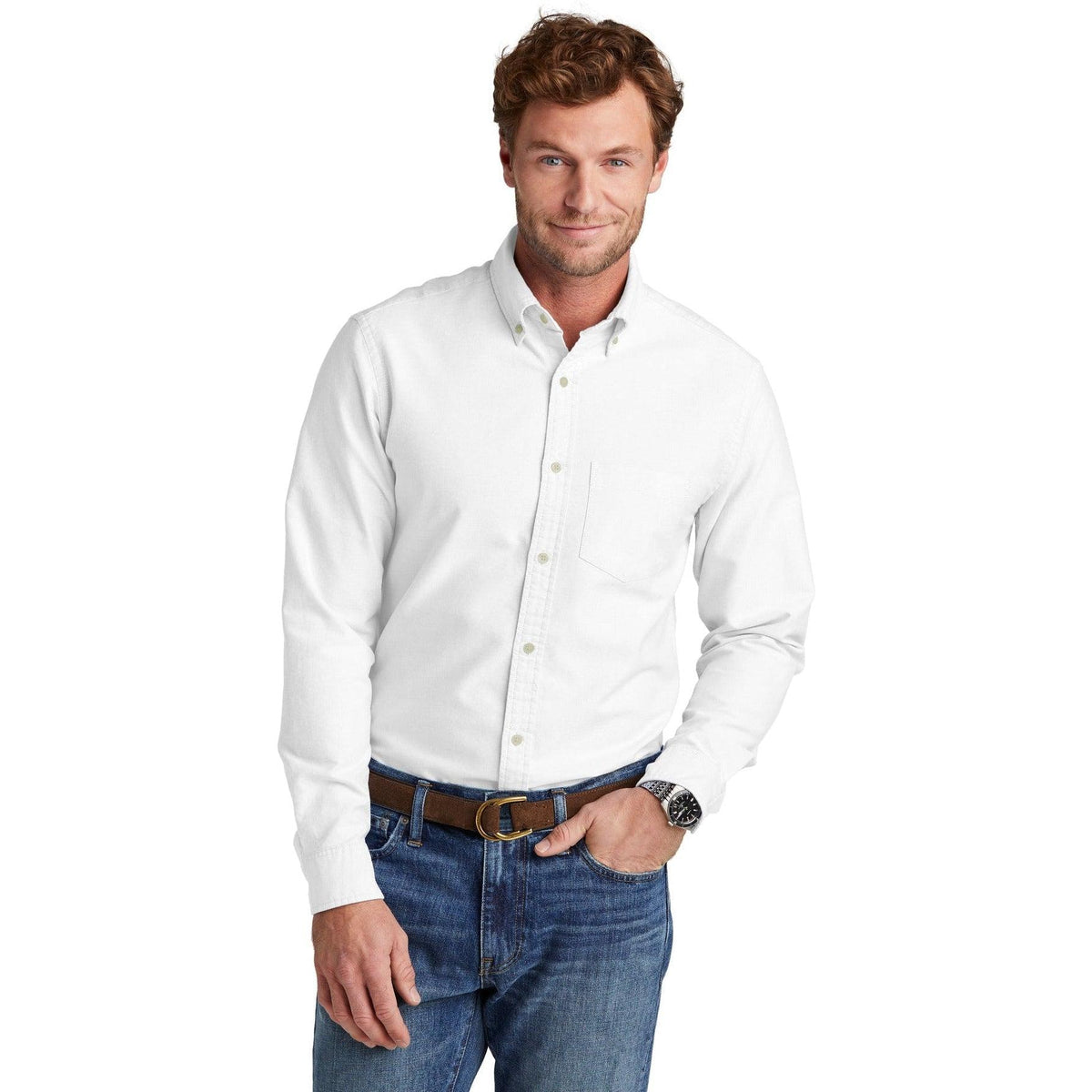 no-logo Brooks Brothers Casual Oxford Cloth Shirt-New-Brooks Brothers-Thread Logic