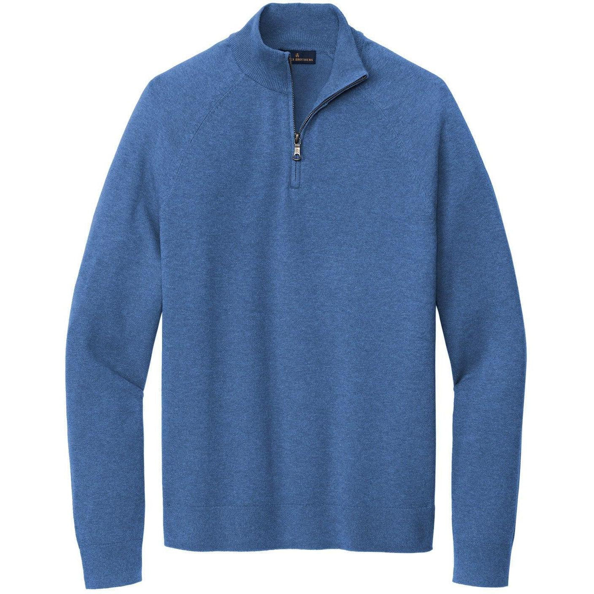 no-logo Brooks Brothers Cotton Stretch 1/4-Zip Sweater