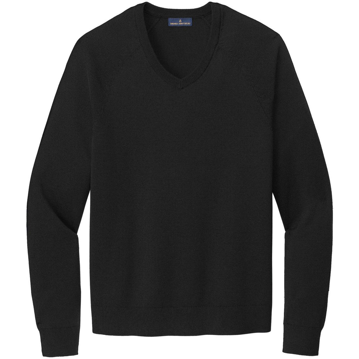 no-logo Brooks Brothers Cotton Stretch V-Neck Sweater