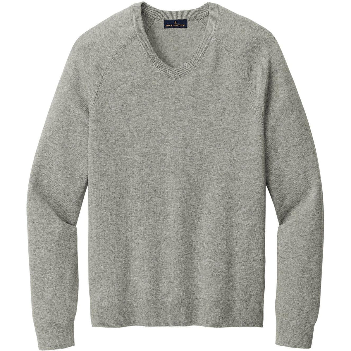 no-logo Brooks Brothers Cotton Stretch V-Neck Sweater