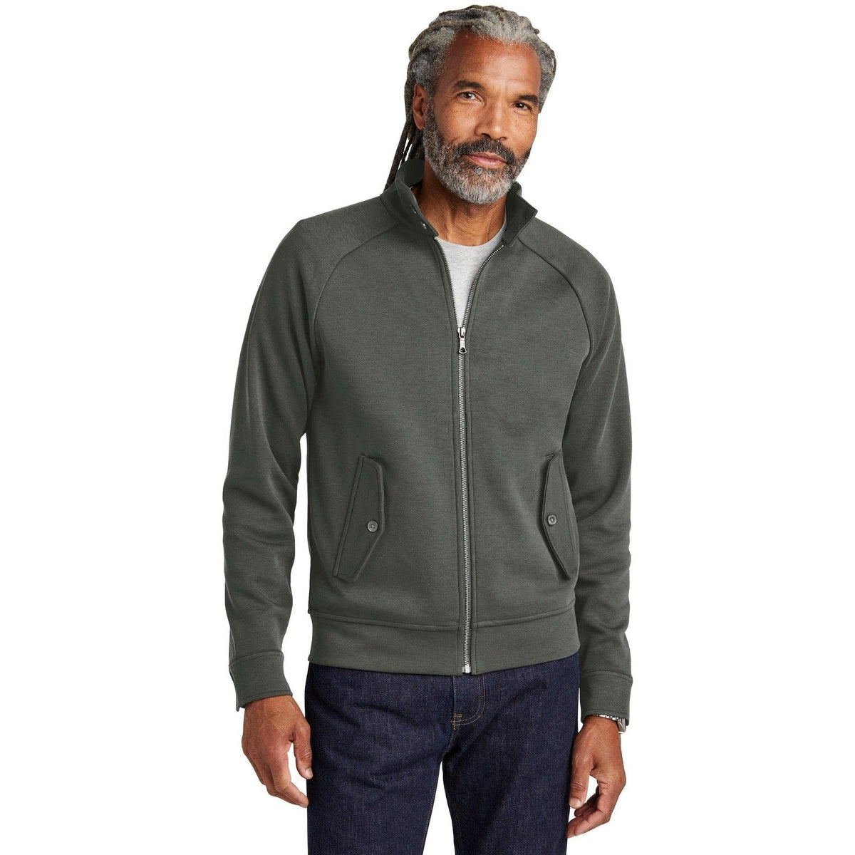 no-logo Brooks Brothers Double-Knit Full-Zip-New-Brooks Brothers-Thread Logic