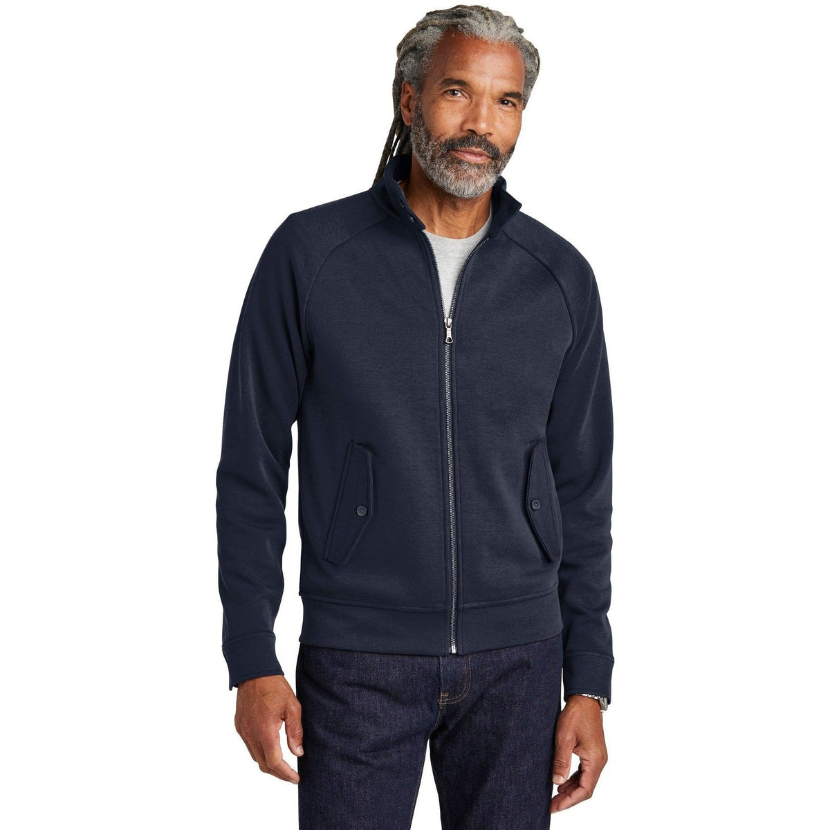 no-logo Brooks Brothers Double-Knit Full-Zip-New-Brooks Brothers-Thread Logic
