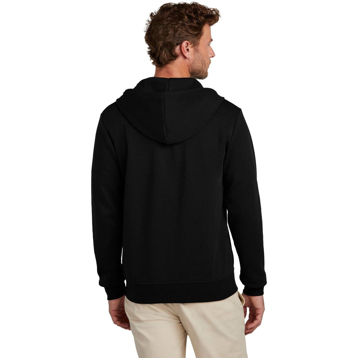 no-logo Brooks Brothers Double-Knit Full-Zip Hoodie-New-Brooks Brothers-Thread Logic