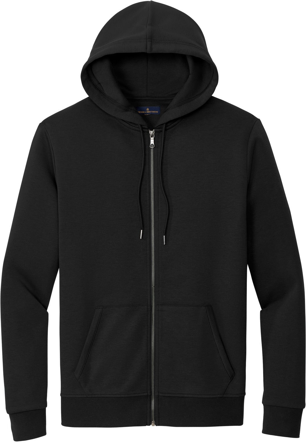 【新品】BROOKS BROTHERS park avenue 8D black Brooks Brothers Double-Knit Full-Zip Hoodie With Custom