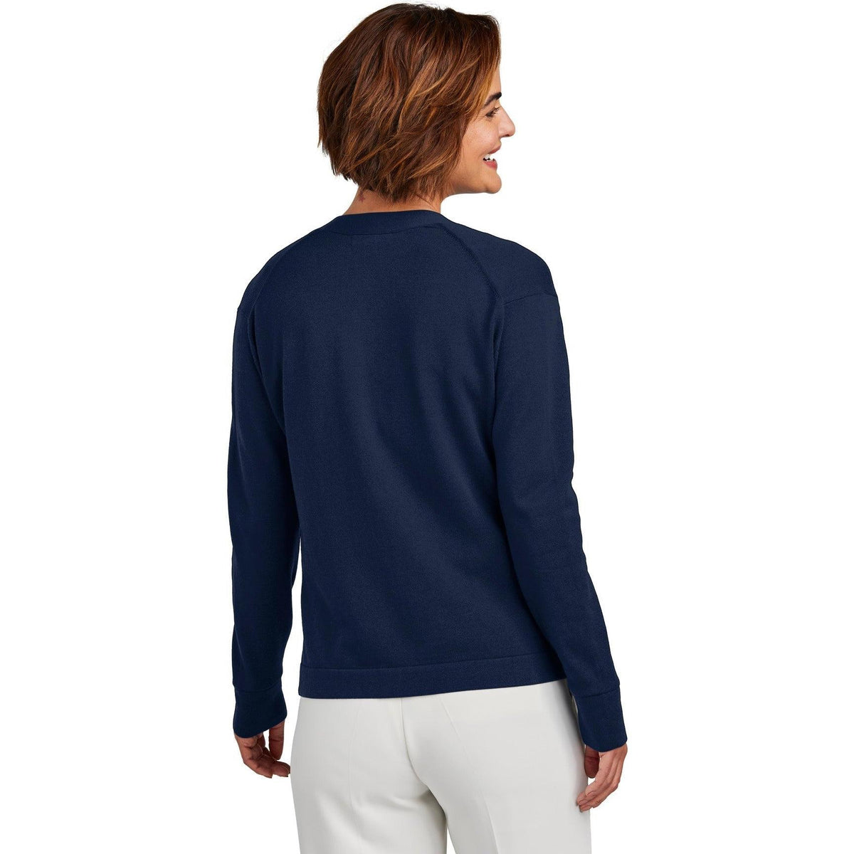 no-logo Brooks Brothers Ladies Cotton Stretch Cardigan Sweater-New-Brooks Brothers-Thread Logic