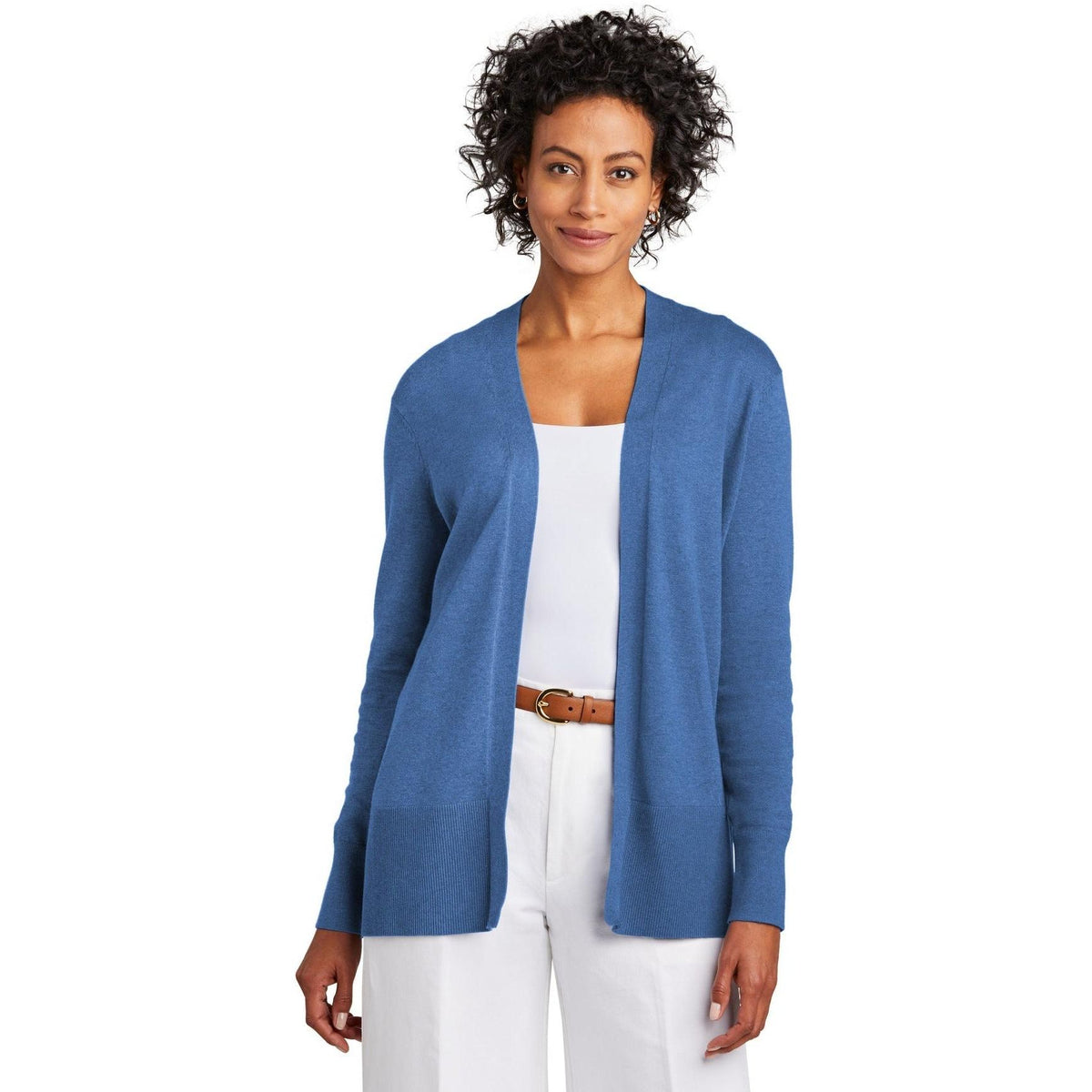 no-logo Brooks Brothers Ladies Cotton Stretch Long Cardigan Sweater-New-Brooks Brothers-Thread Logic