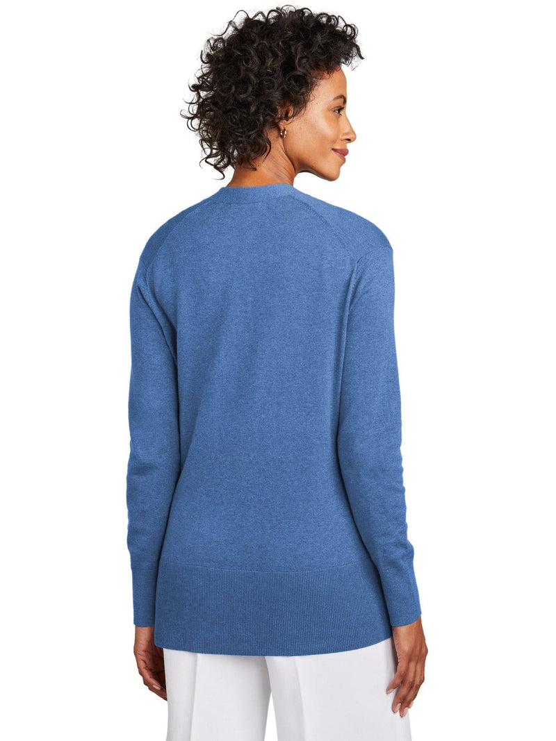 no-logo Brooks Brothers Ladies Cotton Stretch Long Cardigan Sweater-New-Brooks Brothers-Thread Logic