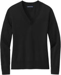 Brooks Brothers Ladies Cotton Stretch V-Neck Sweater