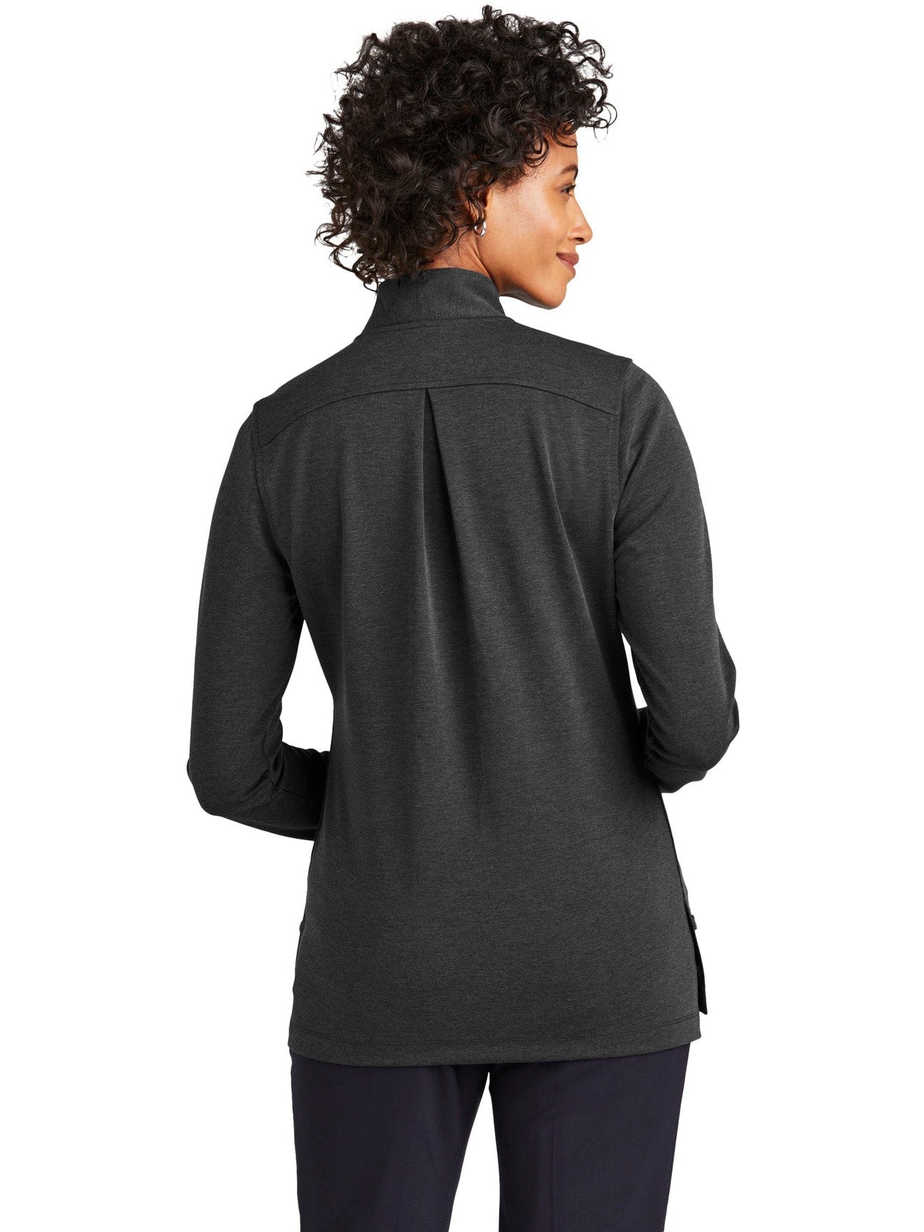 no-logo Brooks Brothers Ladies Mid-Layer Stretch 1/2-Button-New-Brooks Brothers-Thread Logic