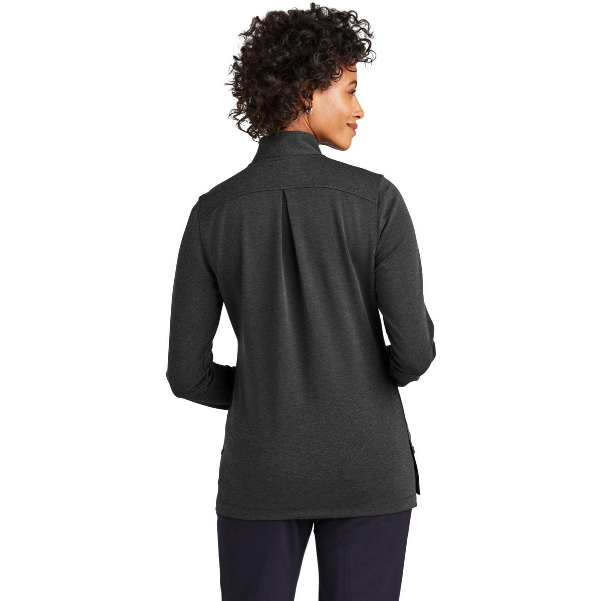 no-logo Brooks Brothers Ladies Mid-Layer Stretch 1/2-Button-New-Brooks Brothers-Thread Logic