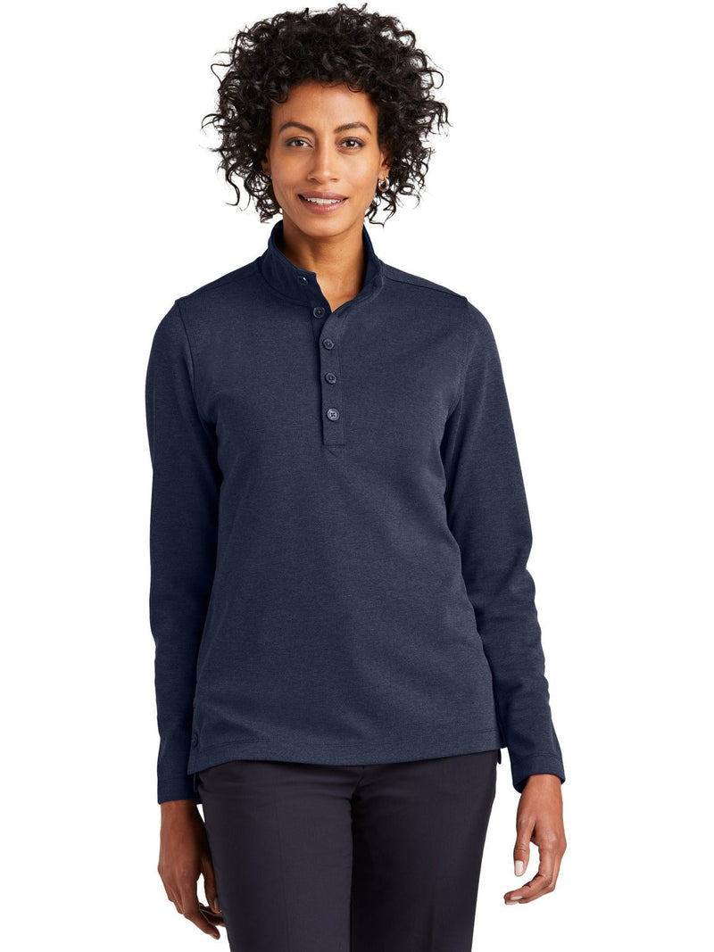 no-logo Brooks Brothers Ladies Mid-Layer Stretch 1/2-Button-New-Brooks Brothers-Thread Logic