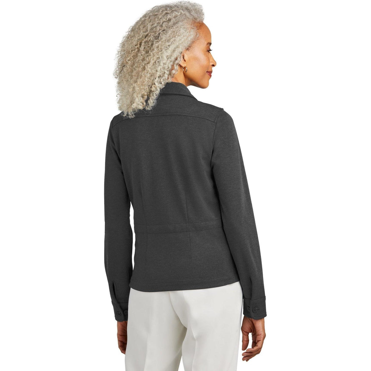 no-logo Brooks Brothers Ladies Mid-Layer Stretch Button Jacket-New-Brooks Brothers-Thread Logic