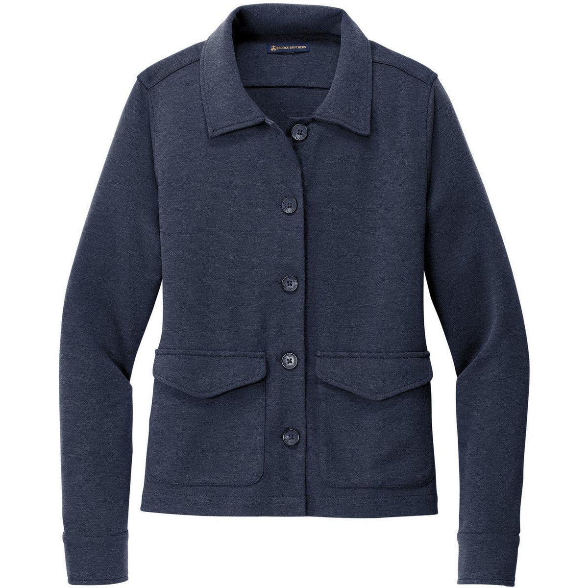 no-logo Brooks Brothers Ladies Mid-Layer Stretch Button Jacket