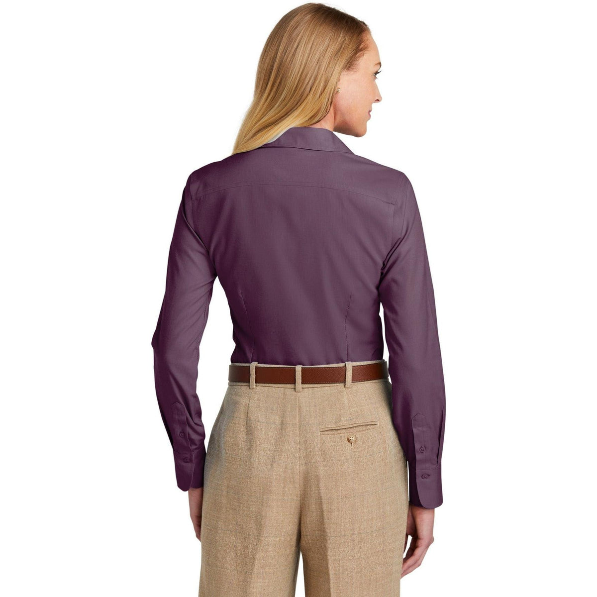 no-logo Brooks Brothers Ladies Wrinkle-Free Stretch Nailhead Shirt-New-Brooks Brothers-Thread Logic