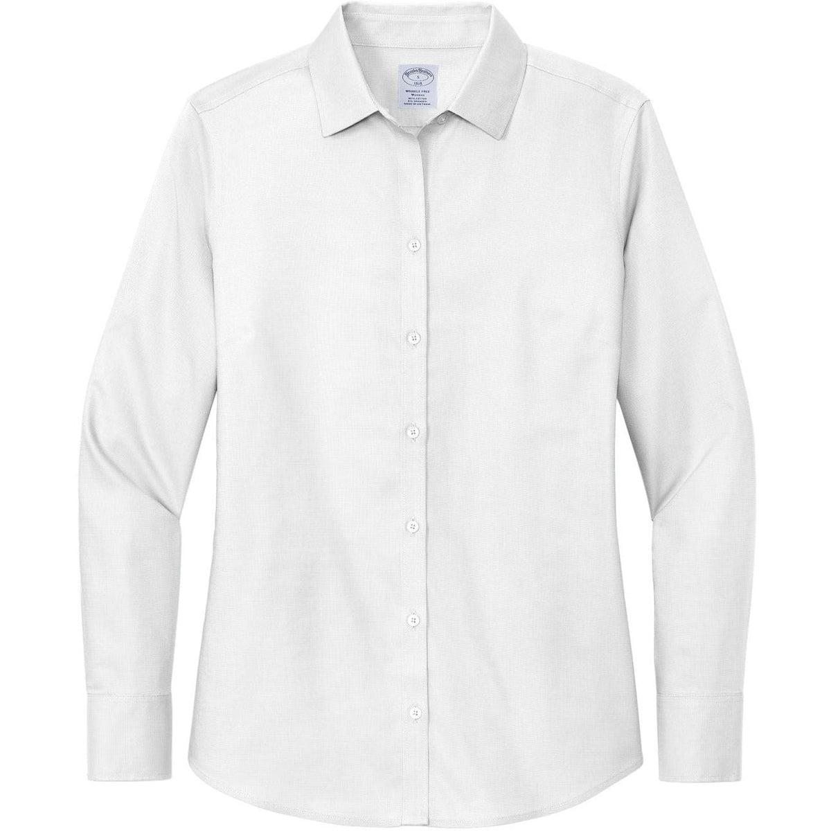 no-logo Brooks Brothers Ladies Wrinkle-Free Stretch Nailhead Shirt