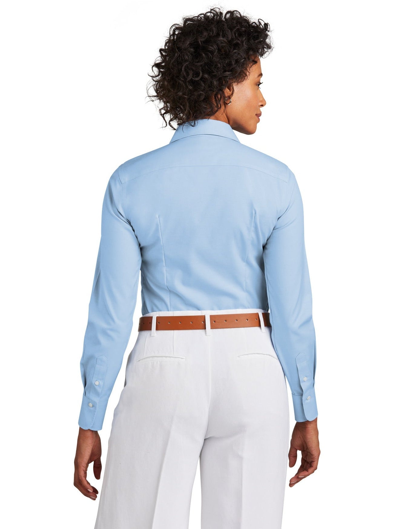 no-logo Brooks Brothers Ladies Wrinkle-Free Stretch Pinpoint Shirt-New-Brooks Brothers-Thread Logic