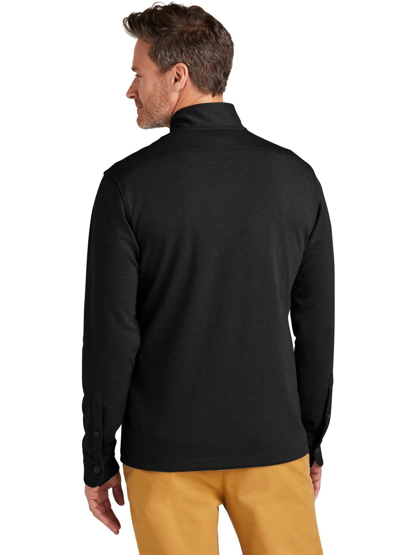 no-logo Brooks Brothers Mid-Layer Stretch 1/2-Button-New-Brooks Brothers-Thread Logic