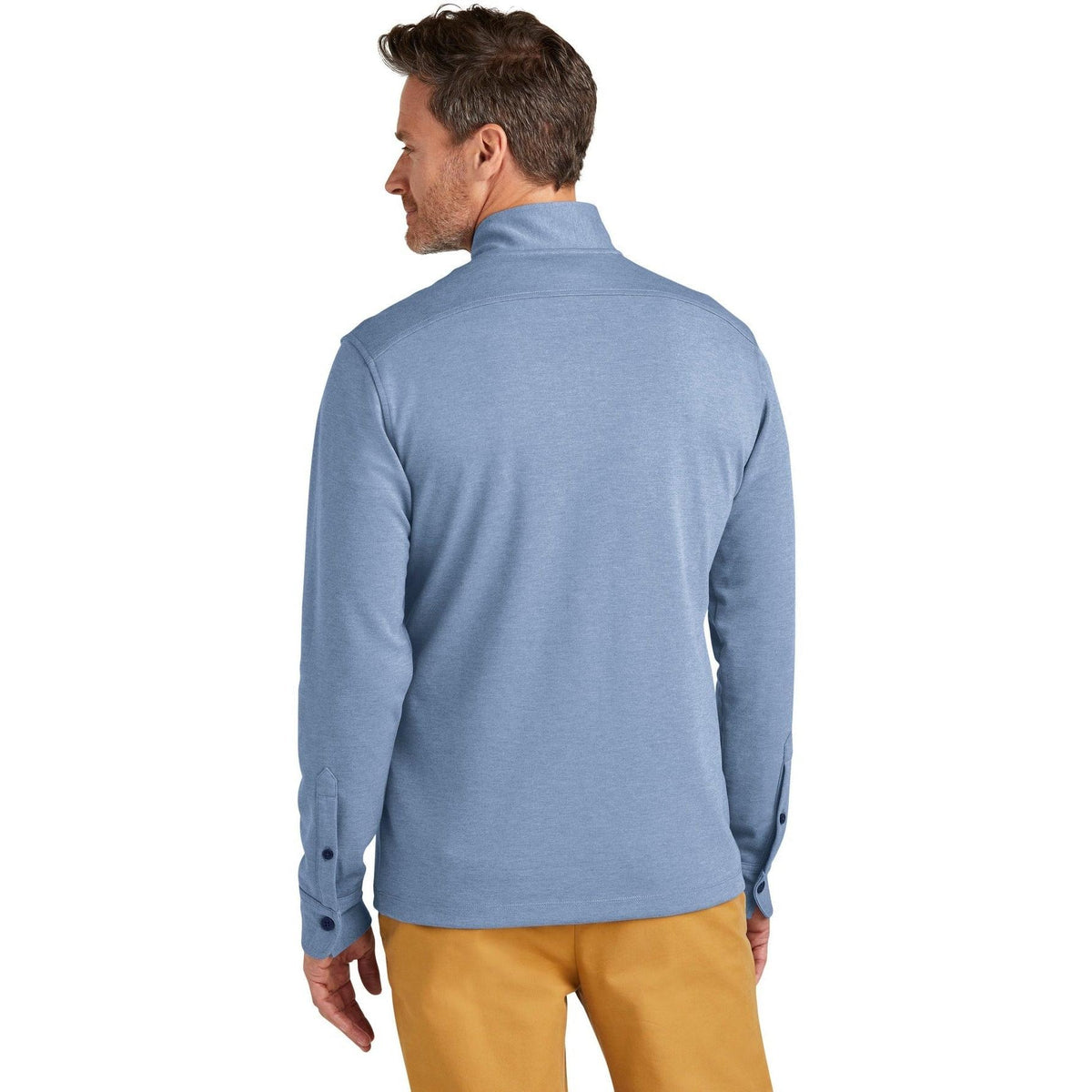 no-logo Brooks Brothers Mid-Layer Stretch 1/2-Button-New-Brooks Brothers-Thread Logic